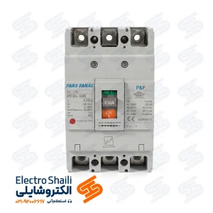 کلید اتوماتیک 1250 آمپر غیرقابل تنظیم با قدرت قطع 100 کیلوآمپر پارس فانال
