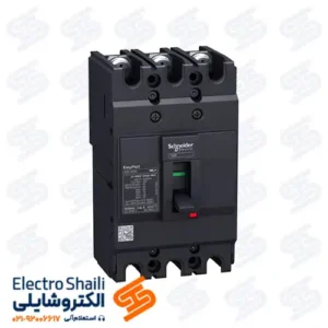 کلید اتوماتیک 100 آمپر سه پل غیر قابل تنظیم اشنایدر