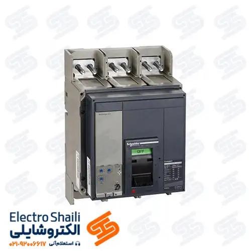 کلید اتوماتیک 1000 آمپر چهار پل غیر قابل تنظیم اشنایدر