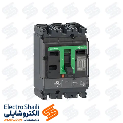 کلید اتوماتیک 125 آمپر سه پل قابل تنظیم اشنایدر