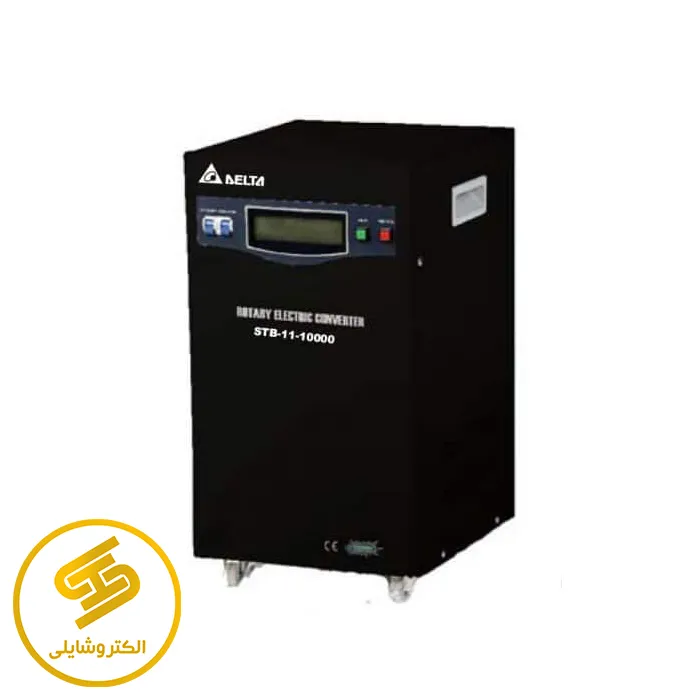 استابلایزر تک فاز دلتا سرووموتوری توان STB-11-15KVA حداکثر آمپر خروجی 60 آمپر