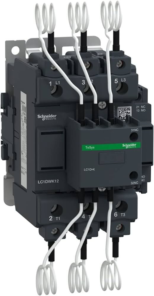 کنتاکتور خازنی 60 کیلووار 220VAC  اشنایدر الکتریک کد LC1DWK12M7