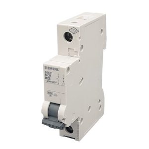 کلید مینیاتوری 10 آمپر تک پل 6 کیلو آمپر زیمنس تیپ B کد 5SL6110-6YA
