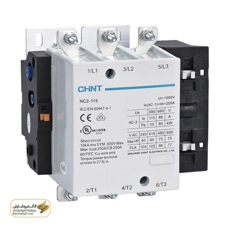 کنتاکتور 115 آمپر چینت سری NC2