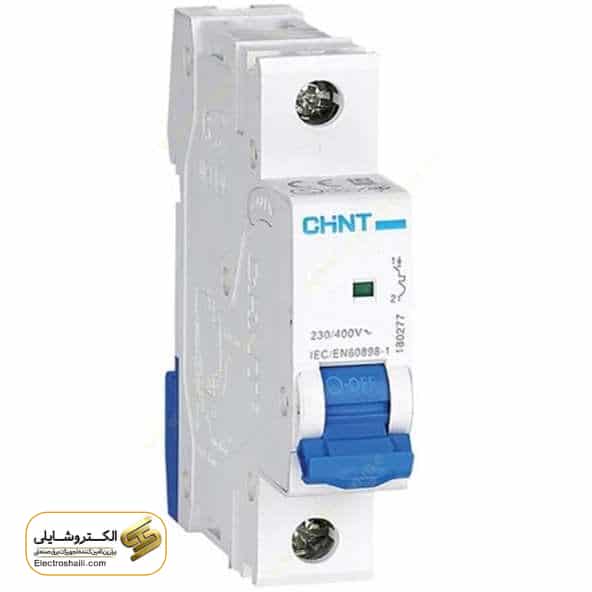 کلید مینیاتوری 32 آمپر KUNLUN تک فاز با قدرت قطع 6 کیلو آمپر کد NXB-63 1P C32(R) 6KA