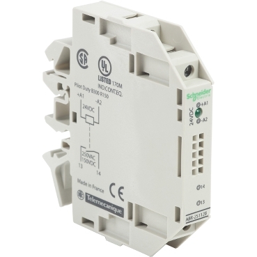 ماژول رابط خروجی زلیو با کنتاکت 1NC و 24 ولت DC اشنایدر کد ABR2S112B