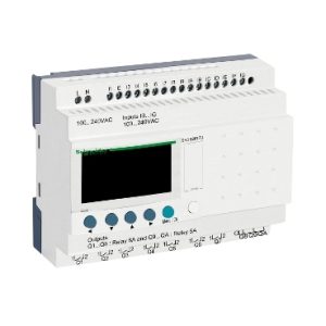 پی ال سی زلیو 10 ورودی – خروجی تغذیه 100 تا 240 ولت AC با کلاک اشنایدر کد SR3B101FU