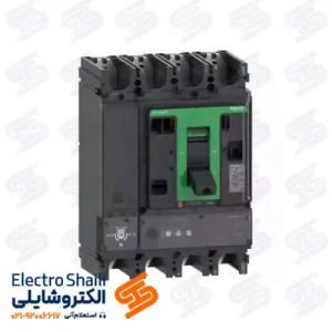 کلید اتوماتیک 125 آمپر چهار پل قابل تنظیم اشنایدر
