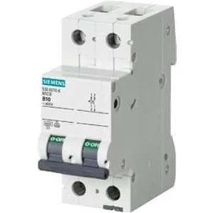 کلید مینیاتوری 10 آمپر تک پل 6 کیلو آمپر زیمنس تیپ B کد 5SL6510-6YA