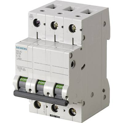 کلید مینیاتوری 40 آمپر سه پل 10 کیلو آمپر زیمنس تیپ C کد 5SL4340-7