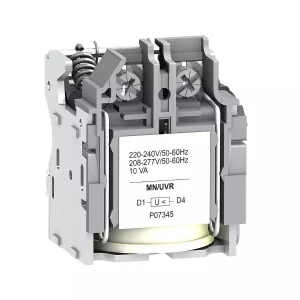 رله آندر ولتاژ NSX100-630 با ولتاژ 110...130 ولت AC اشنایدر کد LV429406