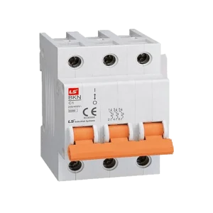 کلید مینیاتوری 3 پل 10 آمپر LS منحنی C - سری BKN-b کد BKN-b 3P C10A