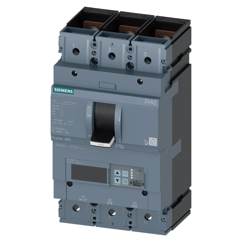 کلید اتوماتیک 1600A 3P 55KA زیمنس  کد 3VA2716-5AB03-0AA0