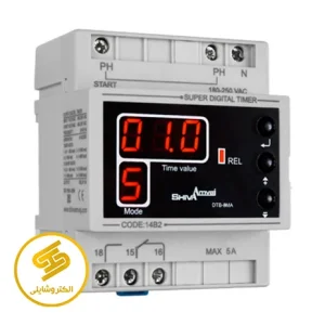 سوپر تایمر دیجیتال شیوا امواج کد 12DC, 24AC/DC, 110AC/DC, 220VAC
