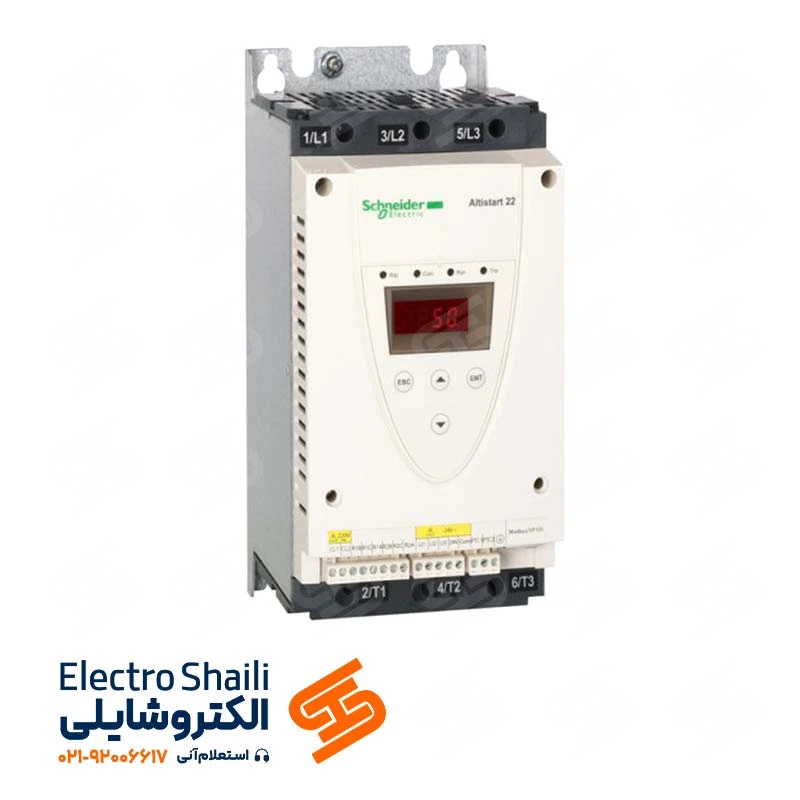 سافت استارتر 22 کيلو وات ATS22 سه فاز 42 آمپر اشنایدر کد ATS22D47Q