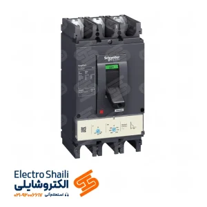 کليد اتوماتيک 400 آمپر اشنایدر فیکس سه پل 50kA کد EZC400H3400
