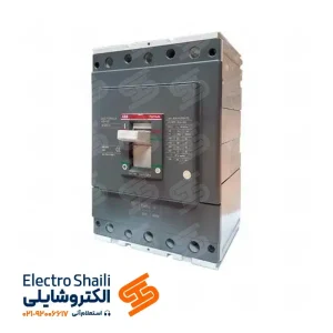 کليد اتوماتیک 400 آمپر ABB سه پل ظرفیت قطع 36KA کاربرد AC و DC کد 1SDA054437R1