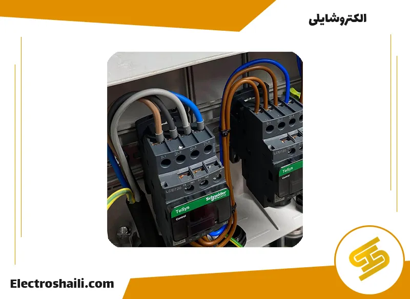 کاربرد کنتاکتور در تابلو برق 1 کنتاکتور اشنایدر